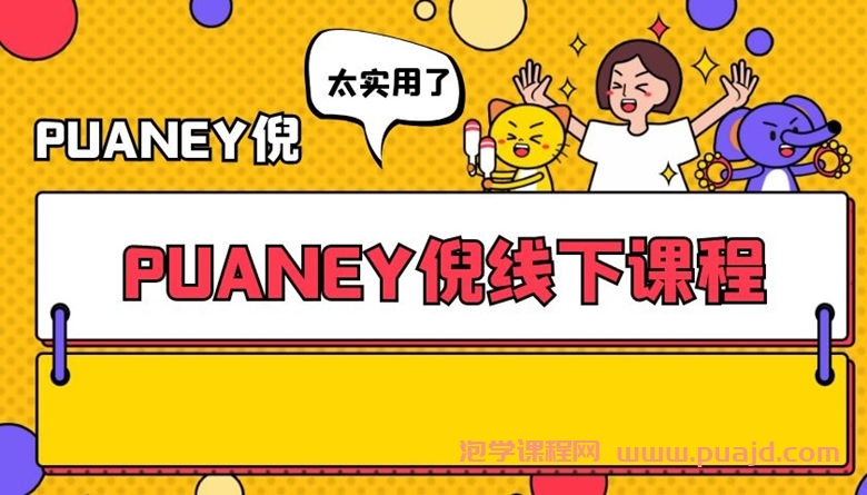 PUANEY倪线下课程（6000元课程）